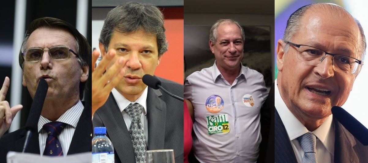Resultado de imagem para Ibope para presidente, votos vÃ¡lidos: Bolsonaro, 41%; Haddad, 25%; Ciro, 13%; Alckmin, 8%